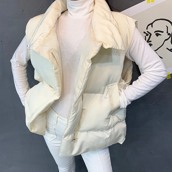 Boy friend fit vest fuffy best big size unisex - Picture 4 of 7